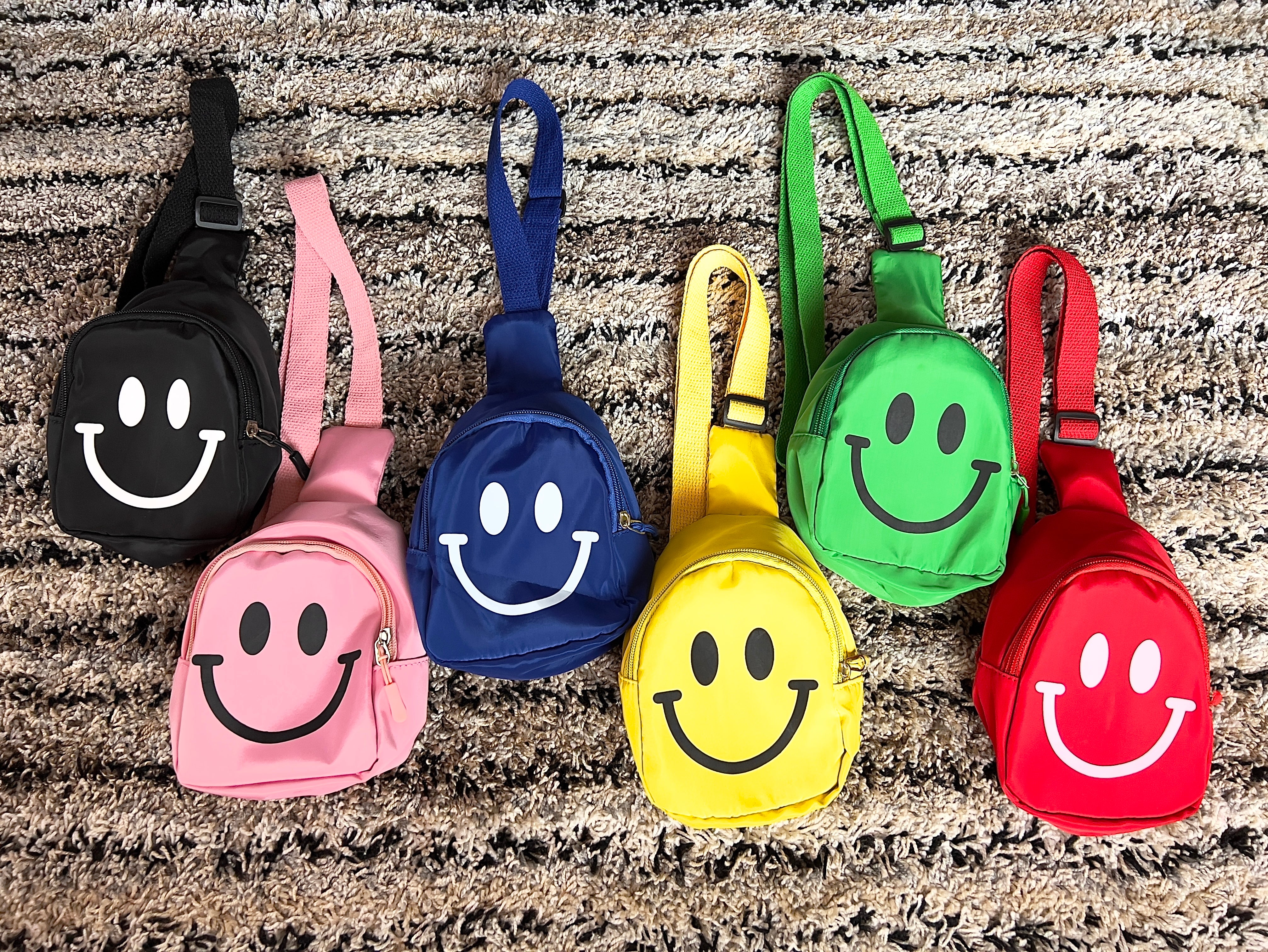 Smiley Face Mini Crossbody Bags – Mini Boss Baby Boutique