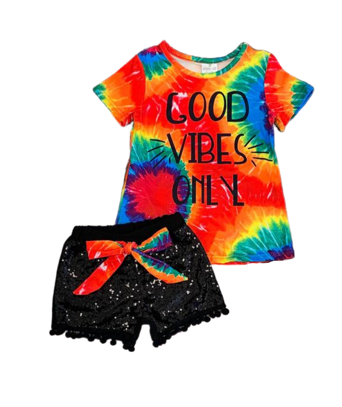 Good Vibes Only Tie Dye Set - RTS