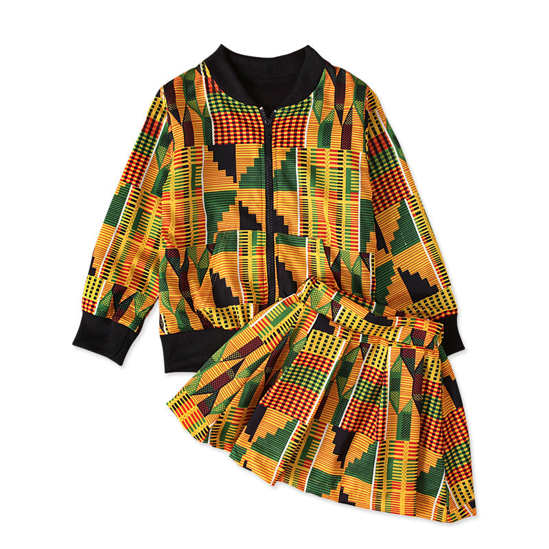 Adaliya African Print Jacket Set - PO