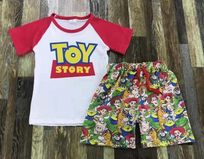 Red Toy Story Shorts Set- PO