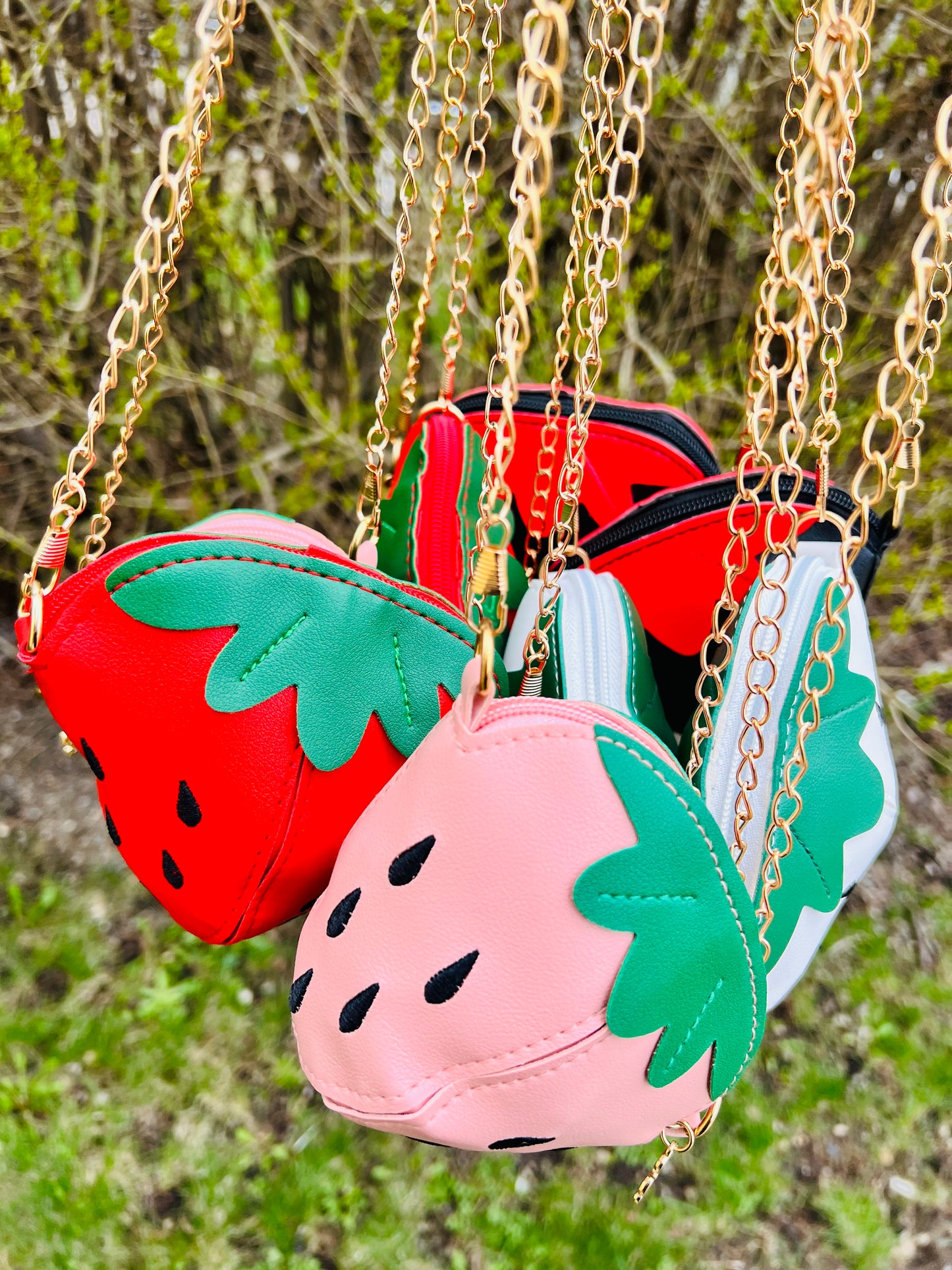 Strawberry Mini Fashion Purse (Many Colors!)