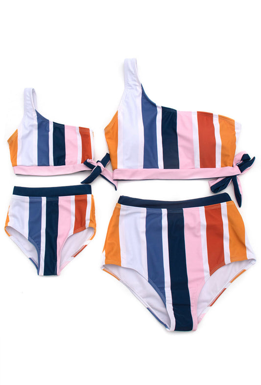Mommy & Me - Color Stripe Swimsuit